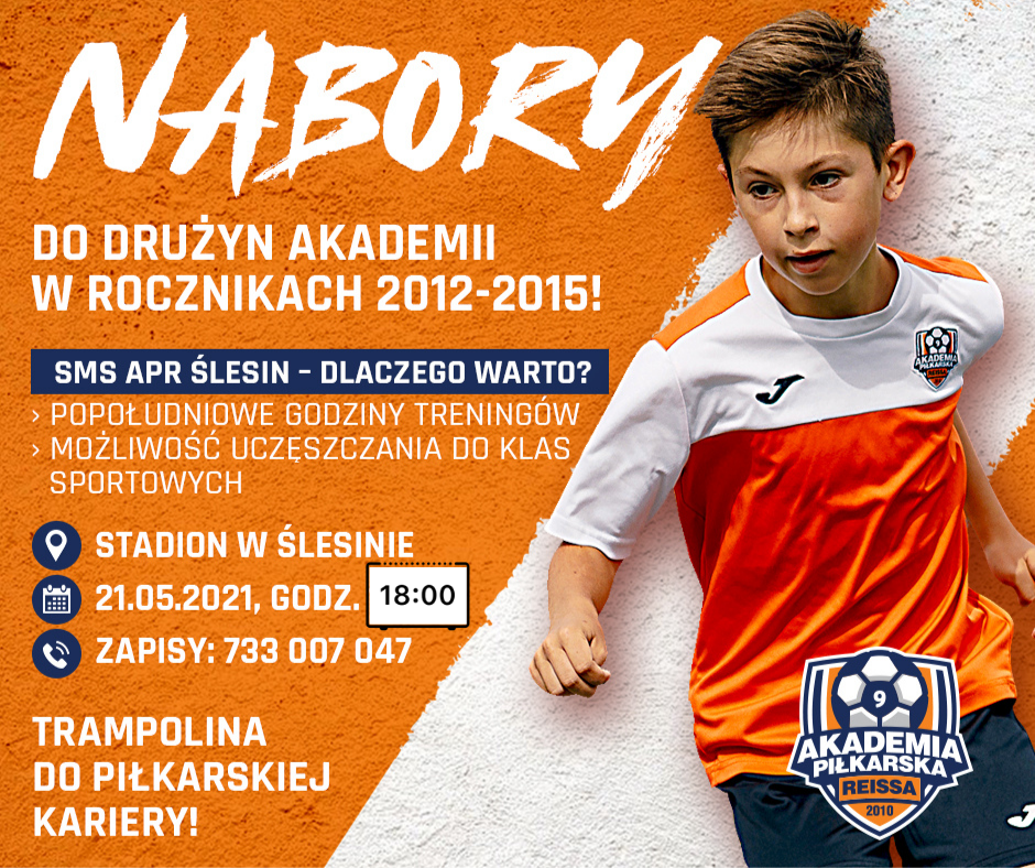 Nabory do klas sportowych – SMS APR Ślesin 