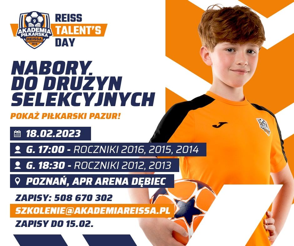 Reiss Talent’s Day – nabory do drużyn selekcyjnych
