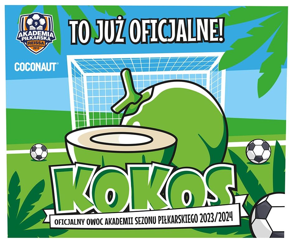 Kokos oficjalnym owocem Akademii Piłkarskiej Reissa w sezonie piłkarskim 2023/2024