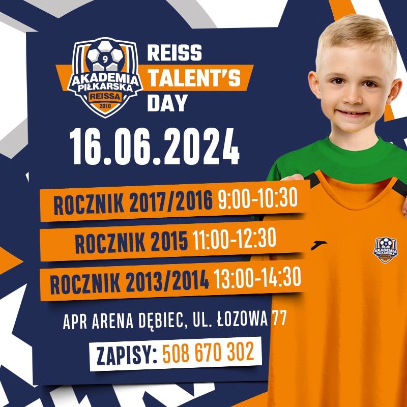 Startują zapisy na Reiss Talent's Day w Poznaniu