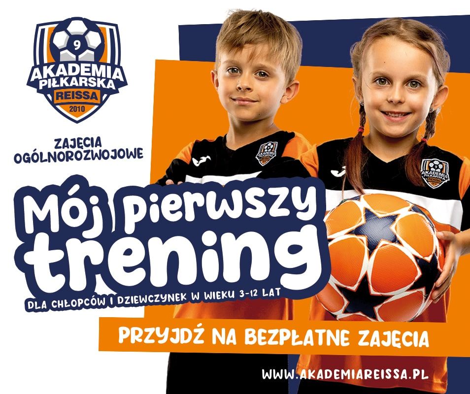 Trenujemy blisko Ciebie - zapisy na treningi Akademii Piłkarskiej Reissa
