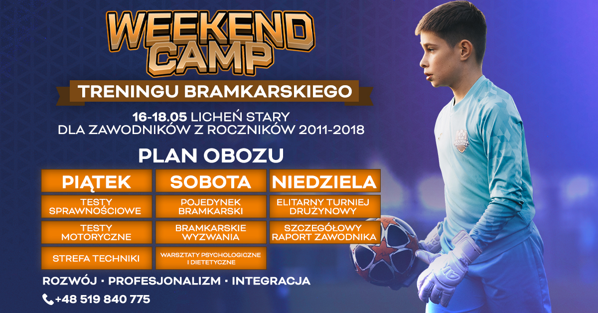 Weekend camp bramkarskie 